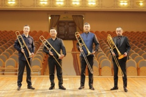 The Trombonists Quartet of the Conservatory Won the Grand Prix in the “GRAND MUSIC ART” International Contest in Russia