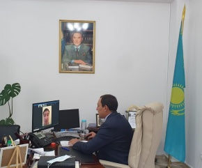 An online meeting of the rector with parents was held