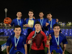 KNC students became the winners of the football tournament 