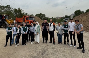 Студенты Казахской Национальной консерватории имени Курмангазы продолжают активно участвовать в экологических инициативах