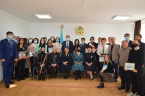AWARDING ON THE 30TH ANNIVERSARY OF INDEPENDENCE OF THE REPUBLIC OF KAZAKHSTAN AT KNC