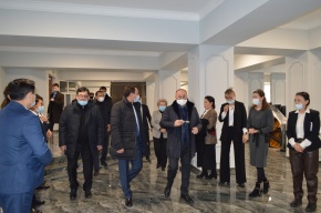 Консерваторию посетил министр культуры и спорта РК Даурен Абаев