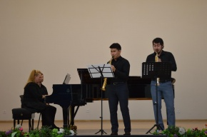 A saxophone evening was held at the Сonservatory 